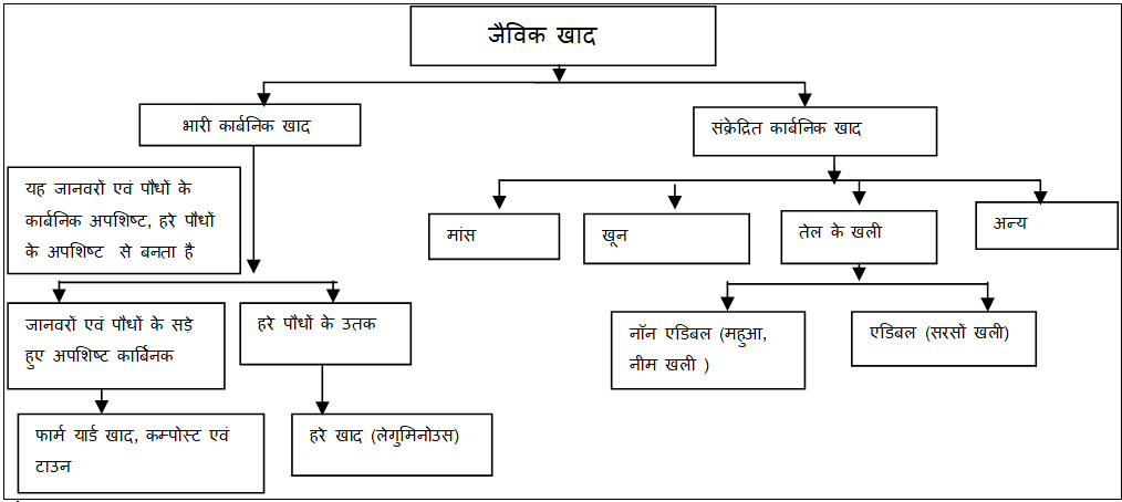 Types of organic manure