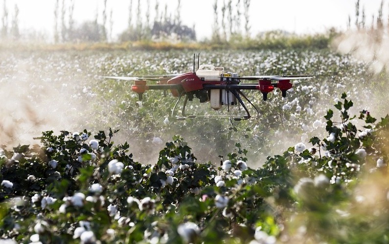 कृषि‍ मे ड्रोन का उपयोग